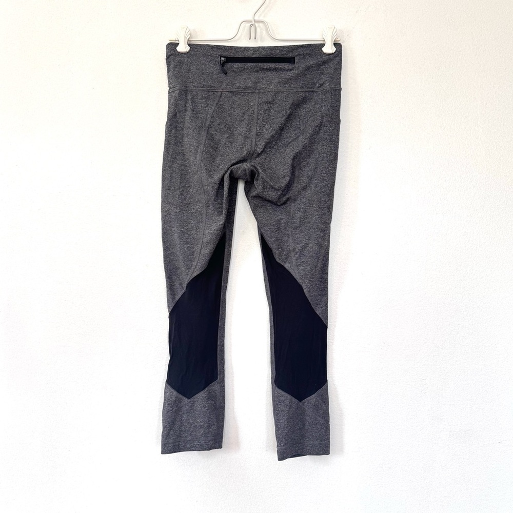 Lululemon X SoulCycle Gray Leggings Performance Stretch Sz 4 - Picture 9 of 12
